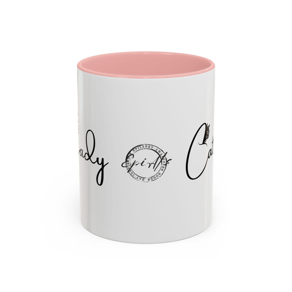Cat Lady Accent Coffee Mug - Perfect Gift for Cat Lovers Printify
