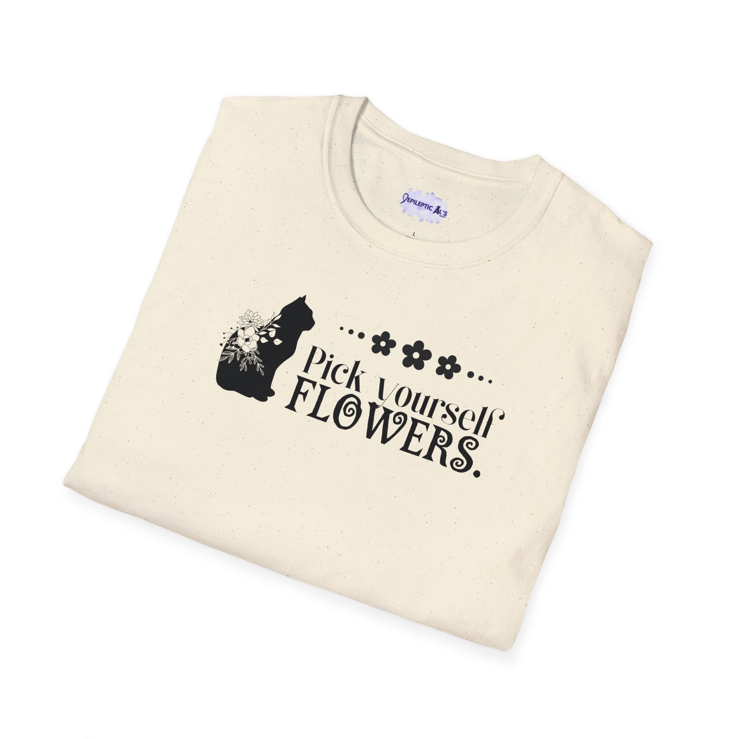 Flowers Unisex Softstyle T - Shirt - T - Shirt - Epileptic Al’s Shop
