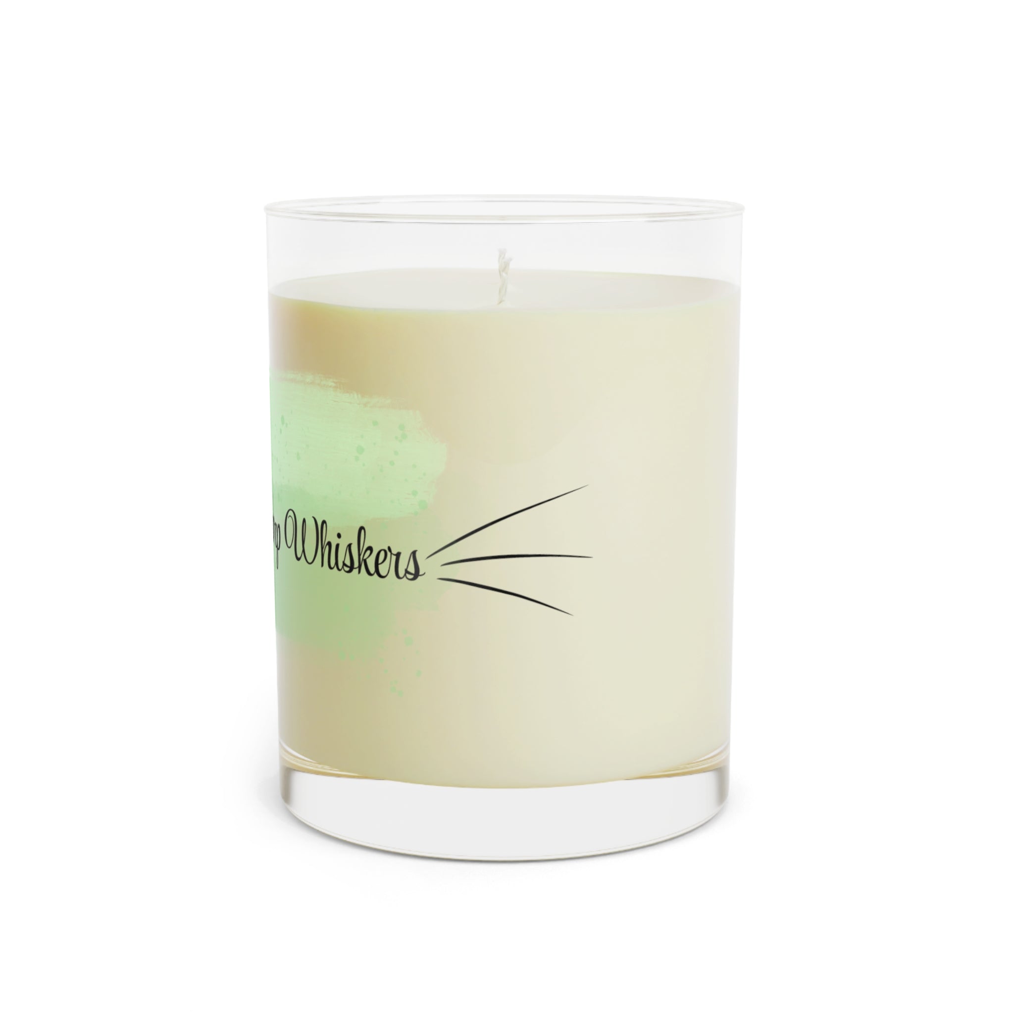 Soft Light, Sharp Whiskers – Cat Lover Scented Glass Candle