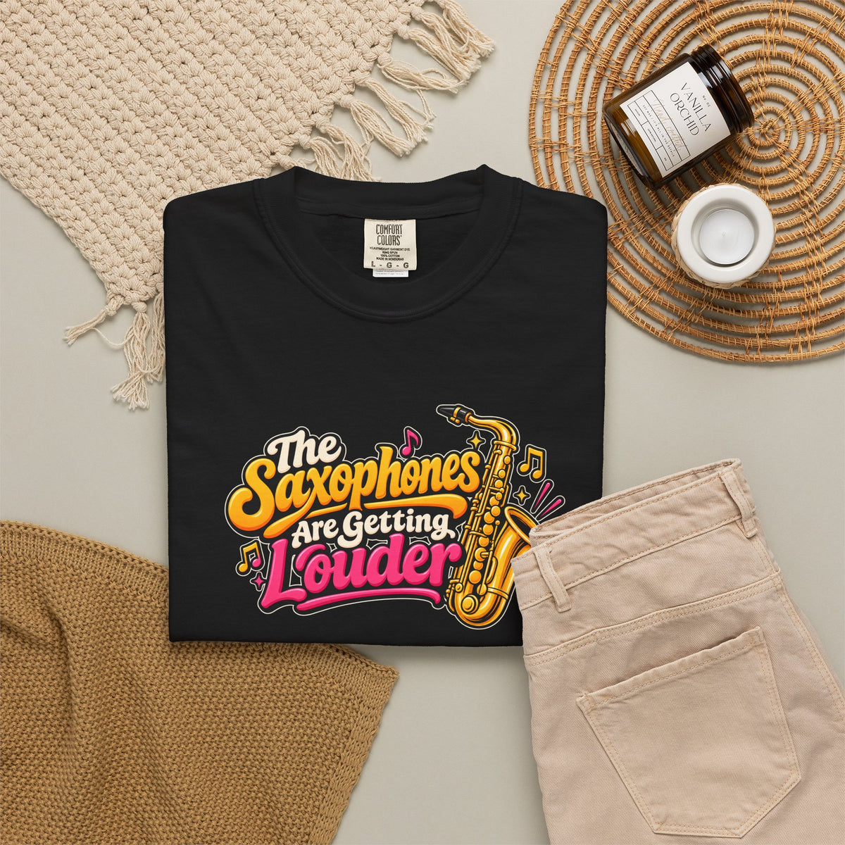 The Saxophones Are Getting Louder Retro Graphic Tee | Viral IYKYK Shirt