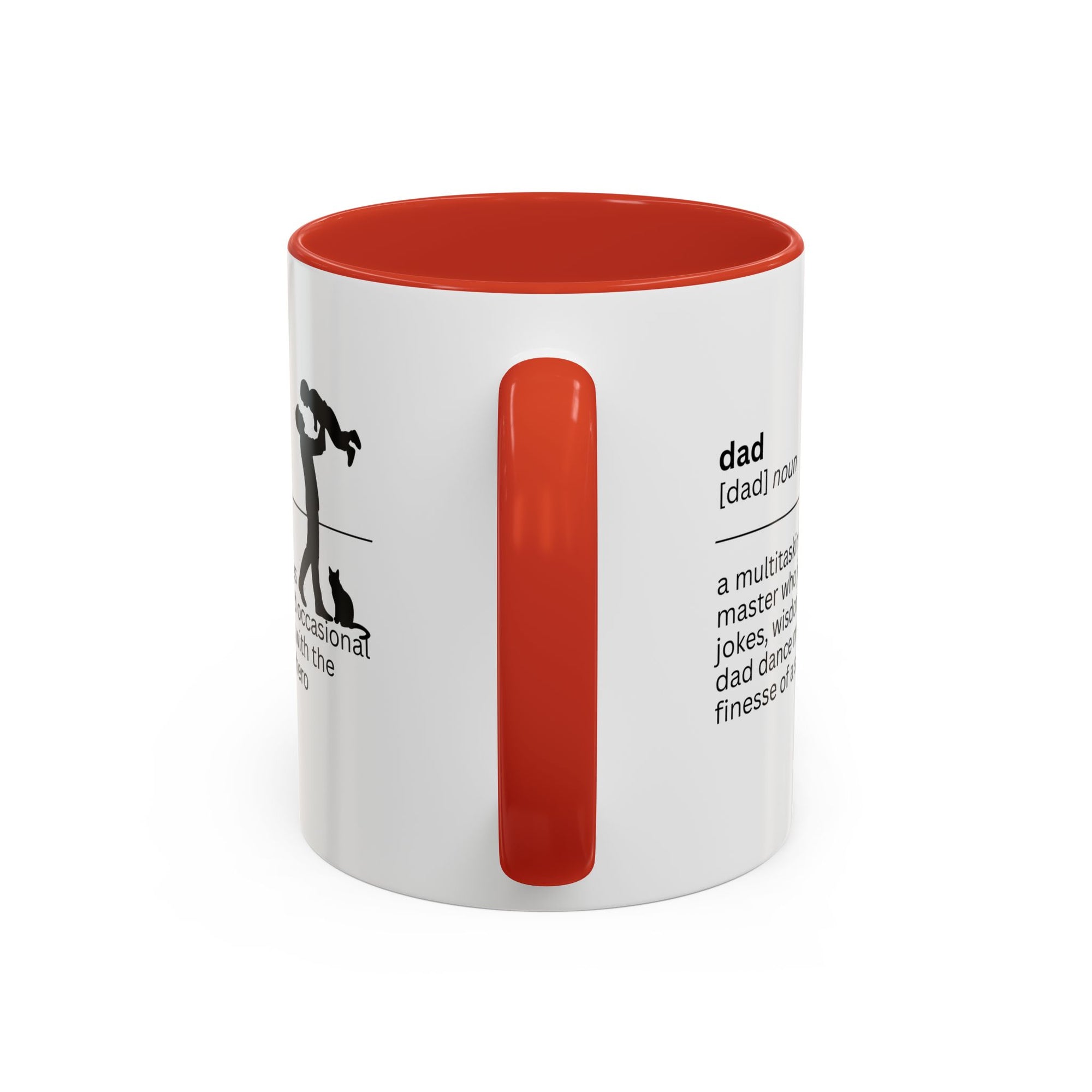 Dad Multitasking Accent Coffee Mug - Perfect Gift for Dads