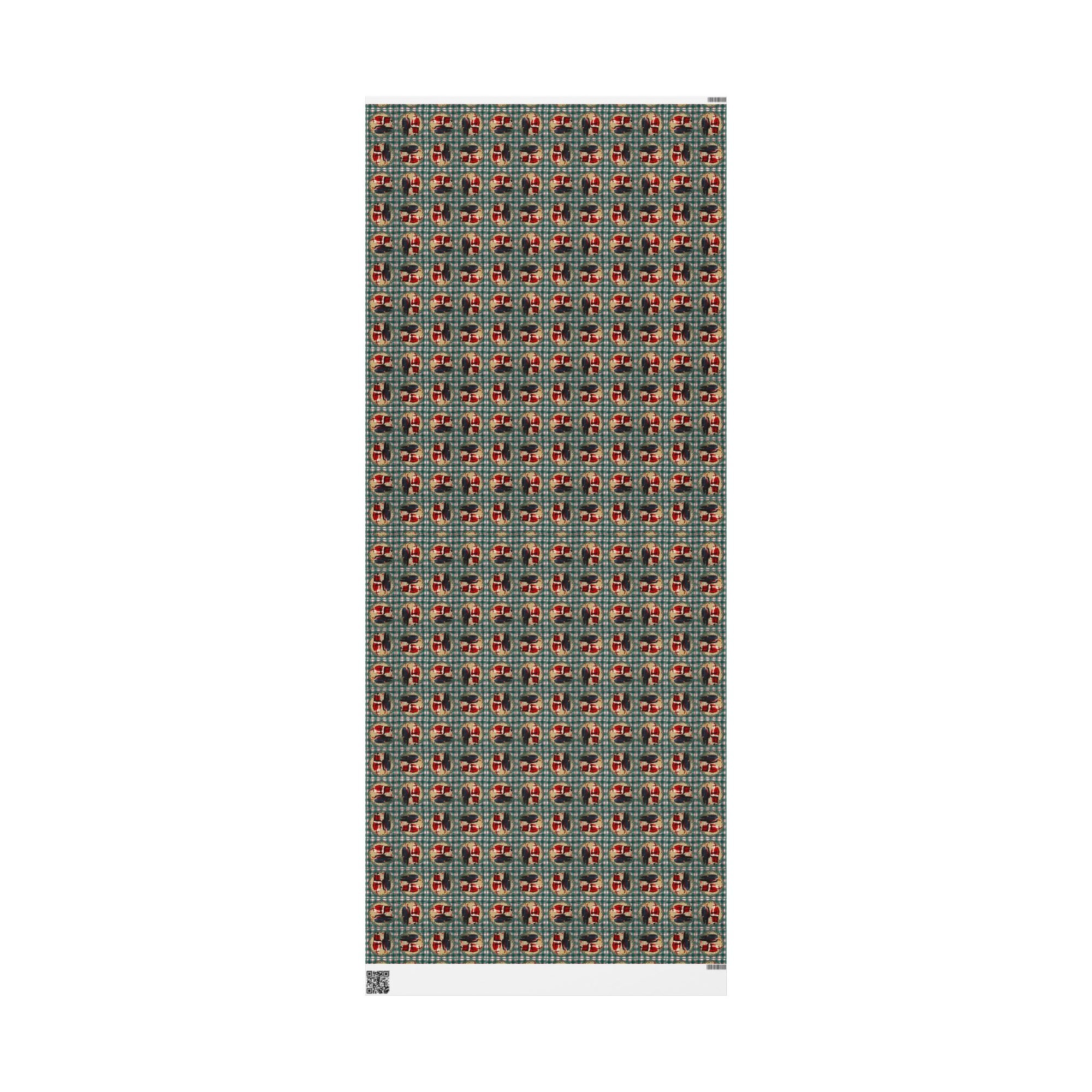 Vintage Style Trump Santa Wrapping Paper for Holiday Gifts