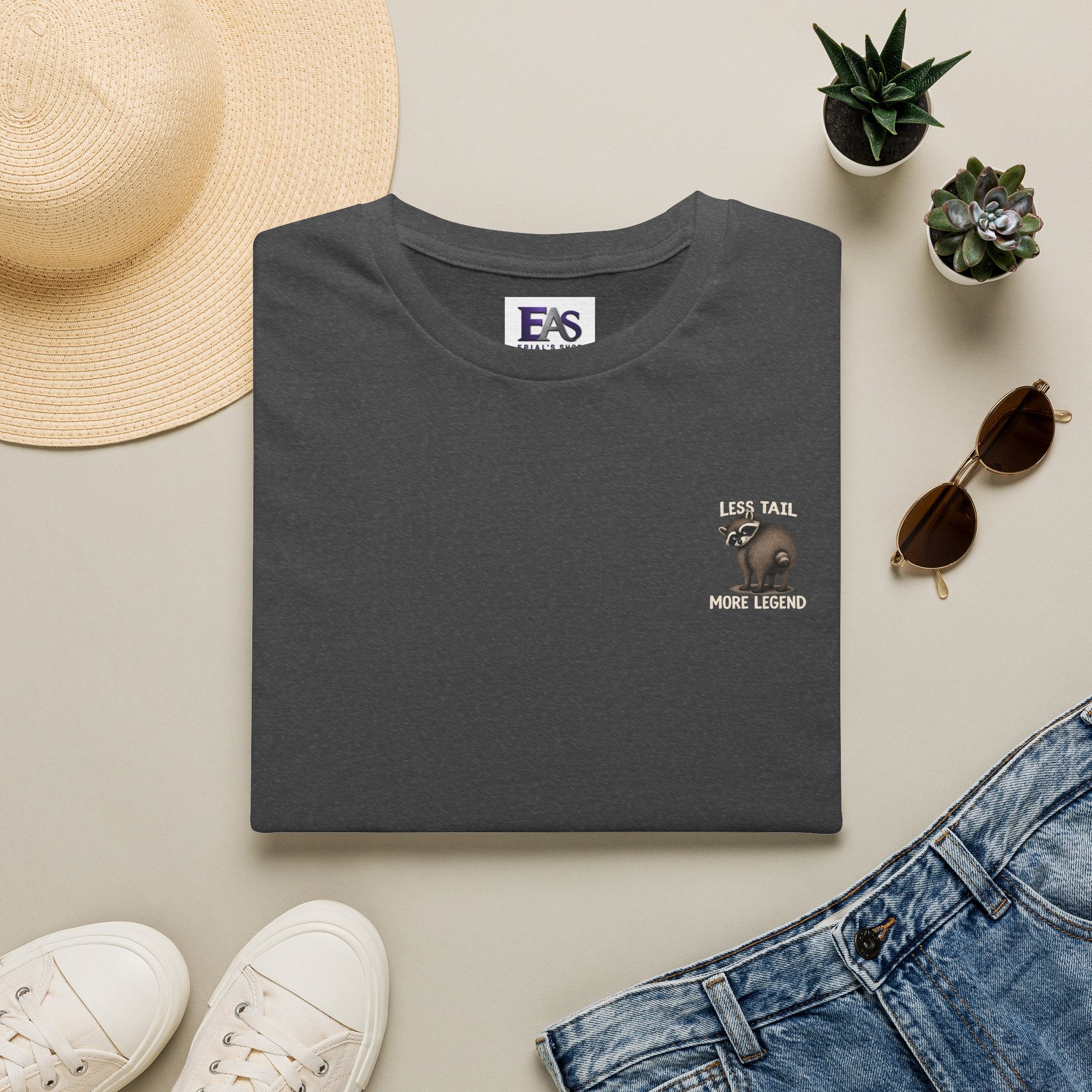 Less Tail, More Legend Jimothy Raccoon T-Shirt