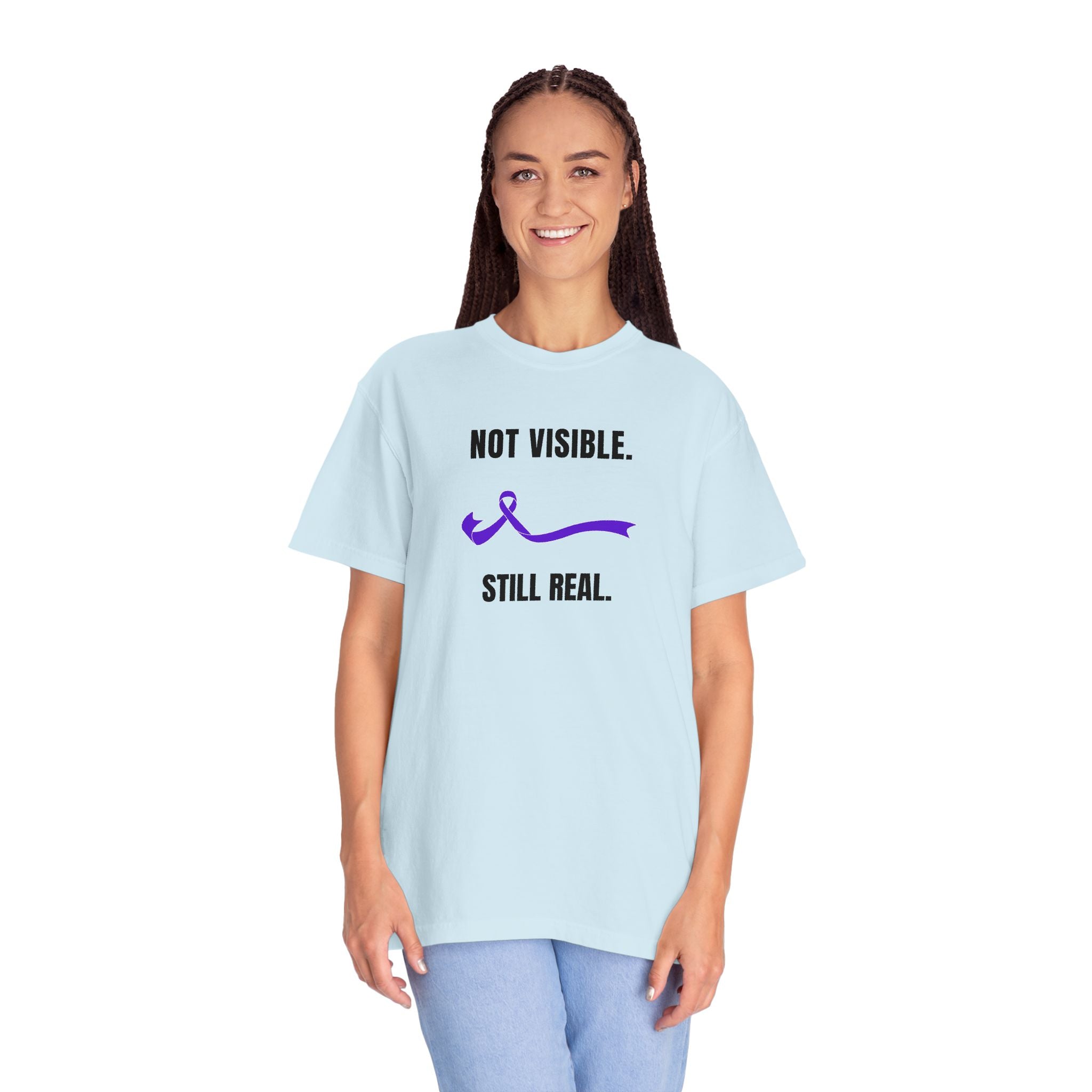 Not Visible. Still Real. T-Shirt – Epilepsy Awareness Apparel