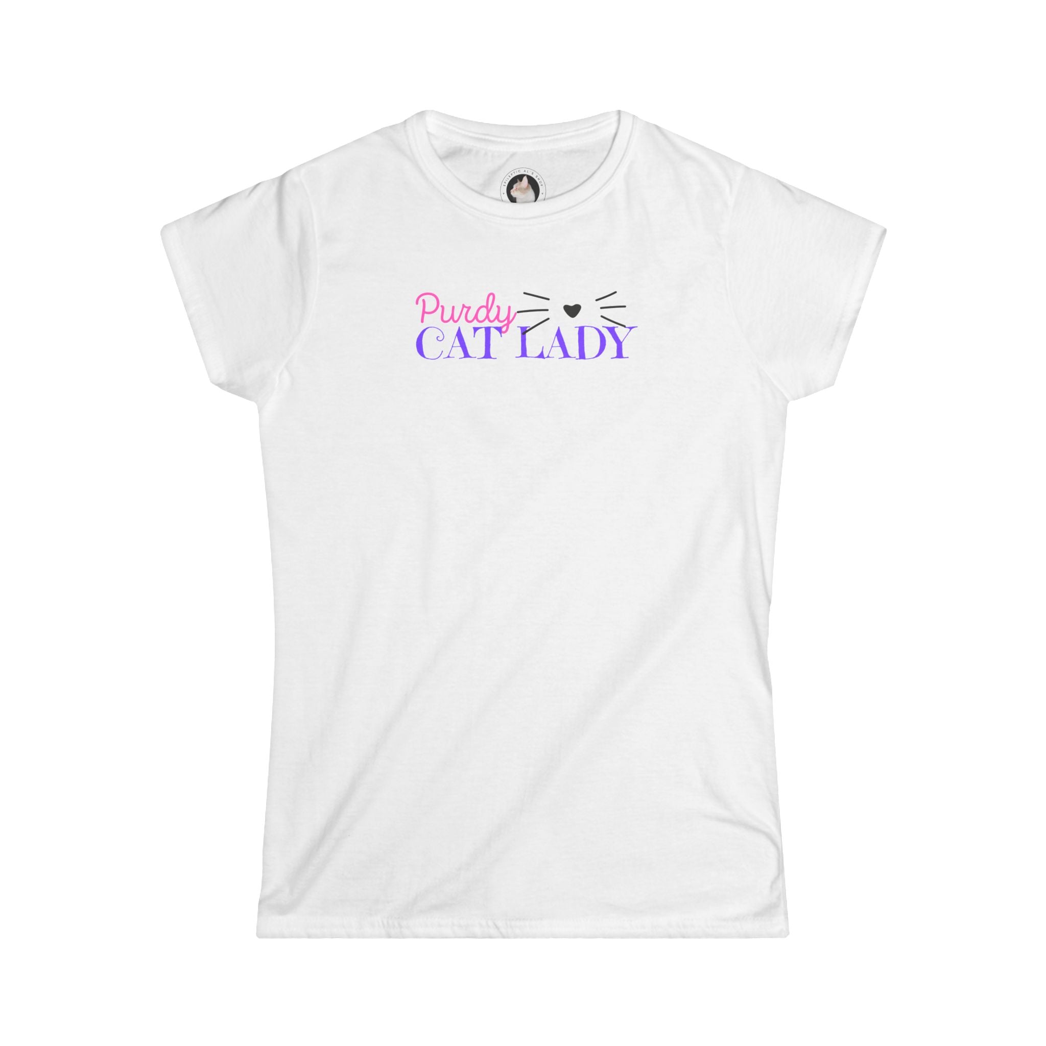 Purdy Cat Lady Women's Softstyle Tee - EpiAl's Shop