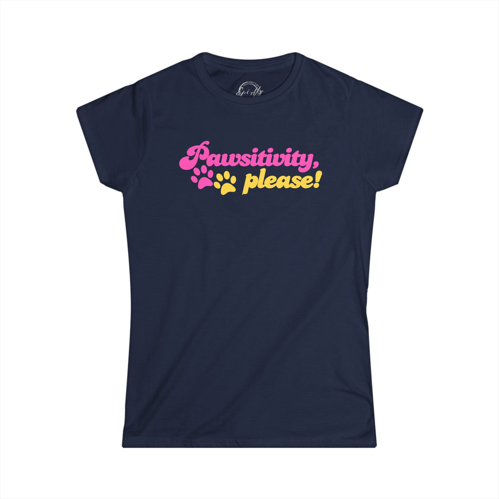 Pawsitivity Colorful Women's Tee