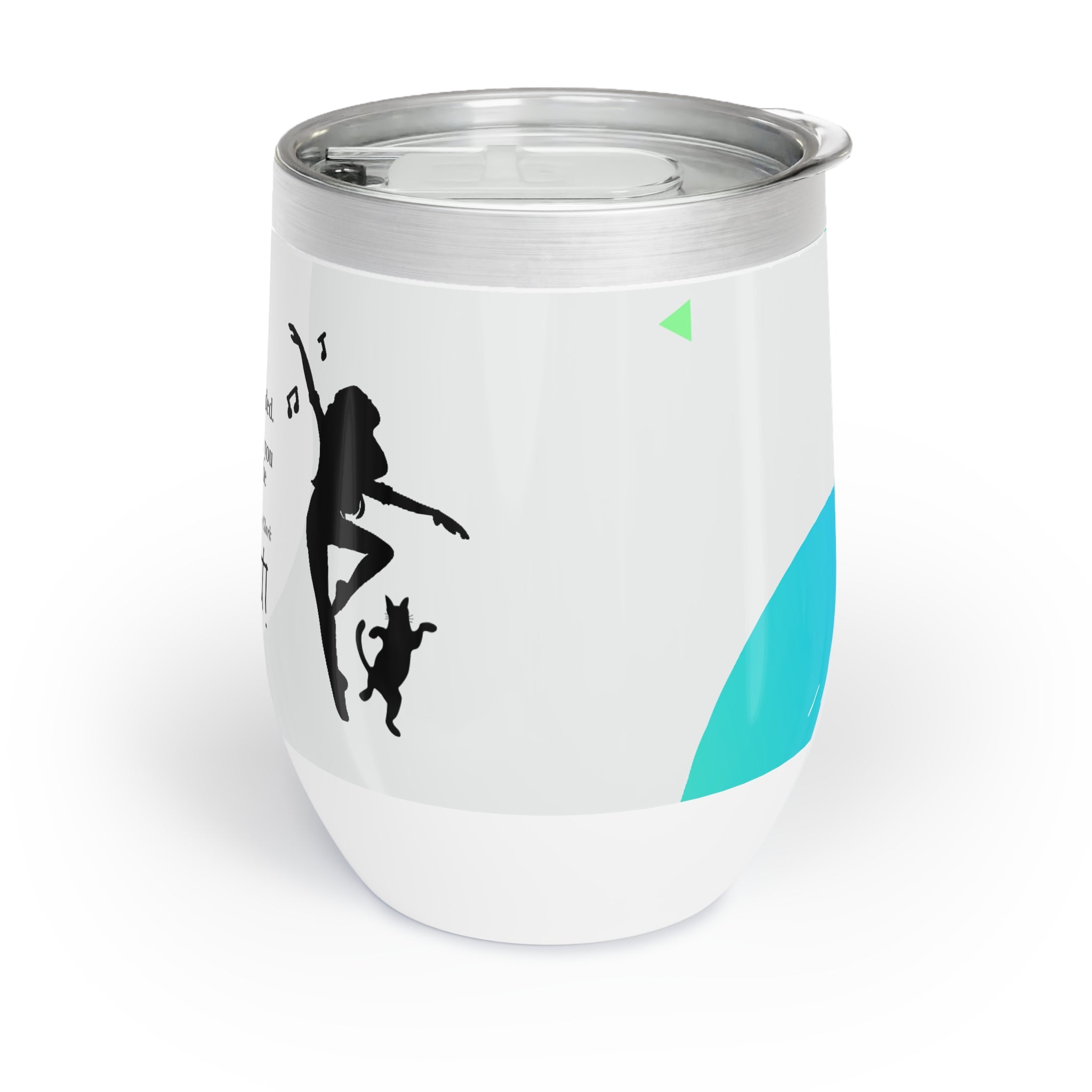 Photo depicting the ​Live in the Moment Chill Wine Tumbler from EpiAl's Shop.