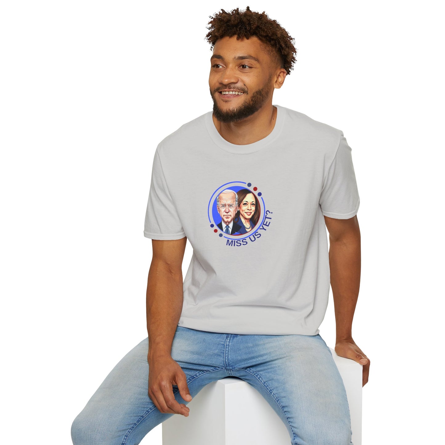 Political Graphic T-Shirt - "Miss Us Yet?" Unisex Softstyle Tee