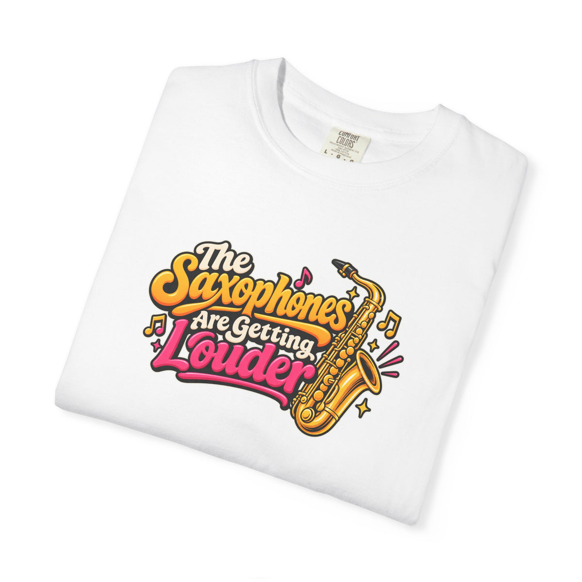 The Saxophones Are Getting Louder Retro Graphic Tee | Viral IYKYK Shirt
