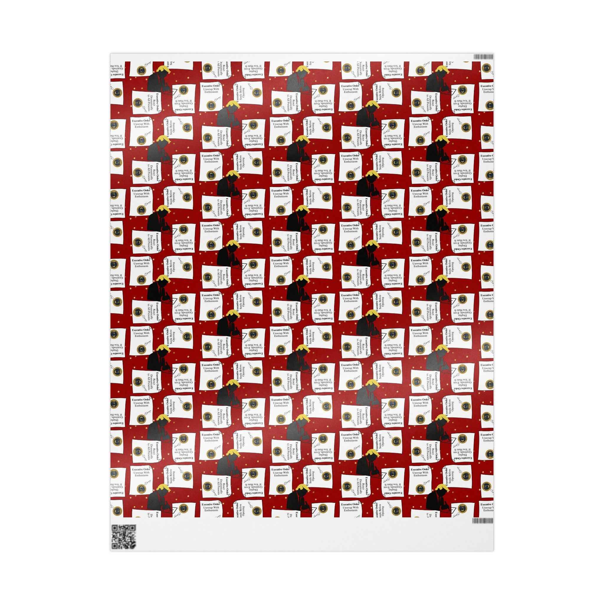 Executive Orders Gift Wrap – Political Parody Edition