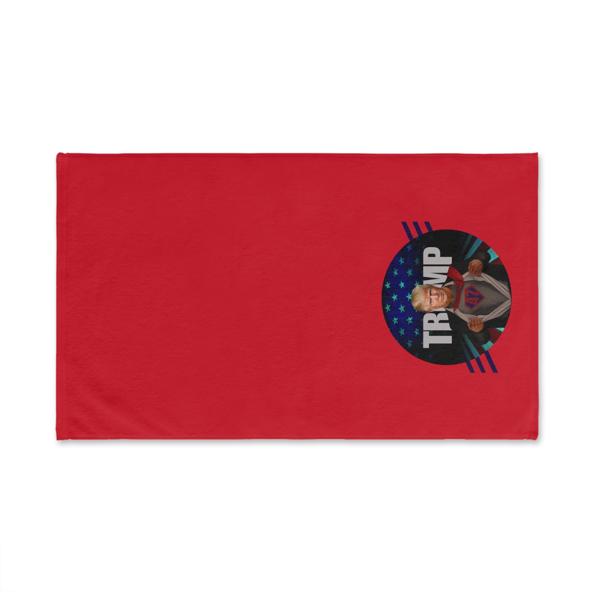 Photo depicting the ​Trump is Back 47 Hand Towel from EpiAl's Shop.