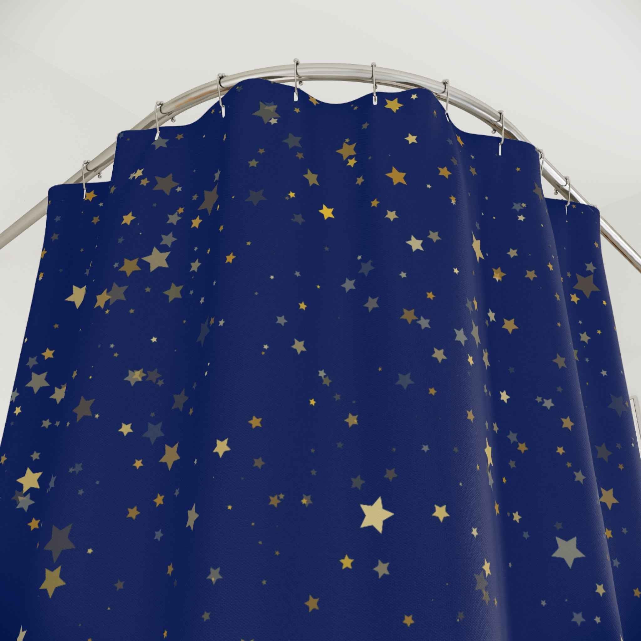 Office of Advanced Bubble Research Shower Curtain | Celestial Bubble Bathroom Decor