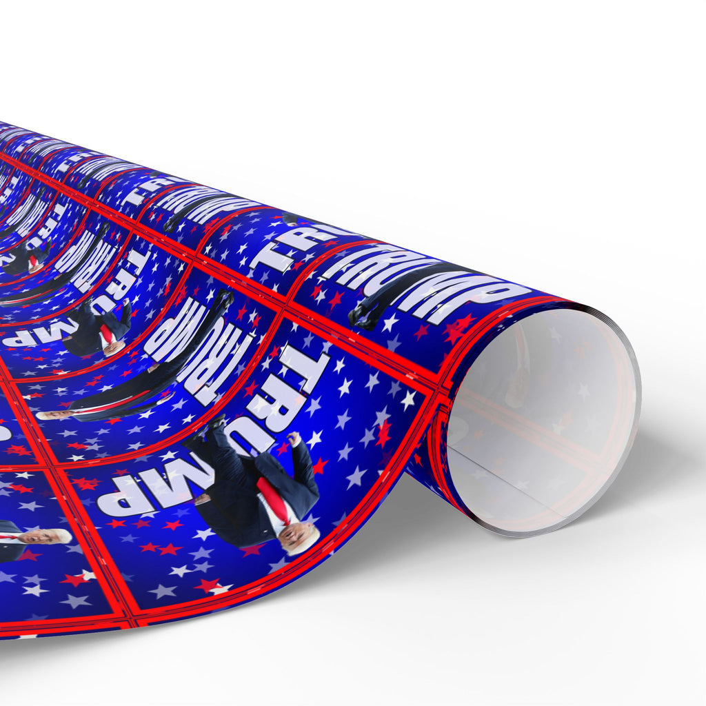 All Occasion Trump Themed Wrapping Paper