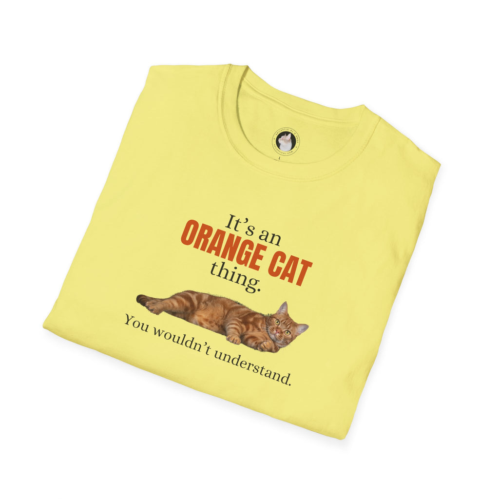 It's an Orange Cat Thing Unisex Softstyle T-Shirt