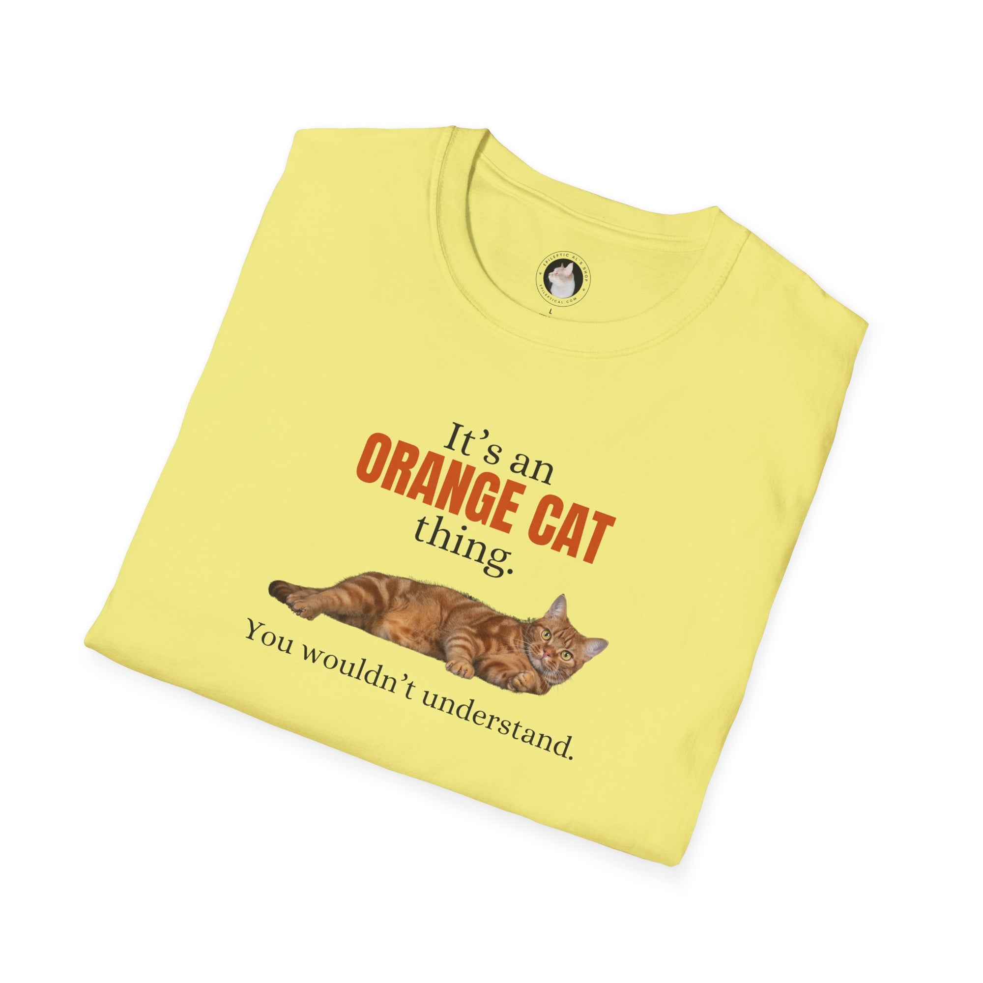 It's an Orange Cat Thing Unisex Softstyle T-Shirt