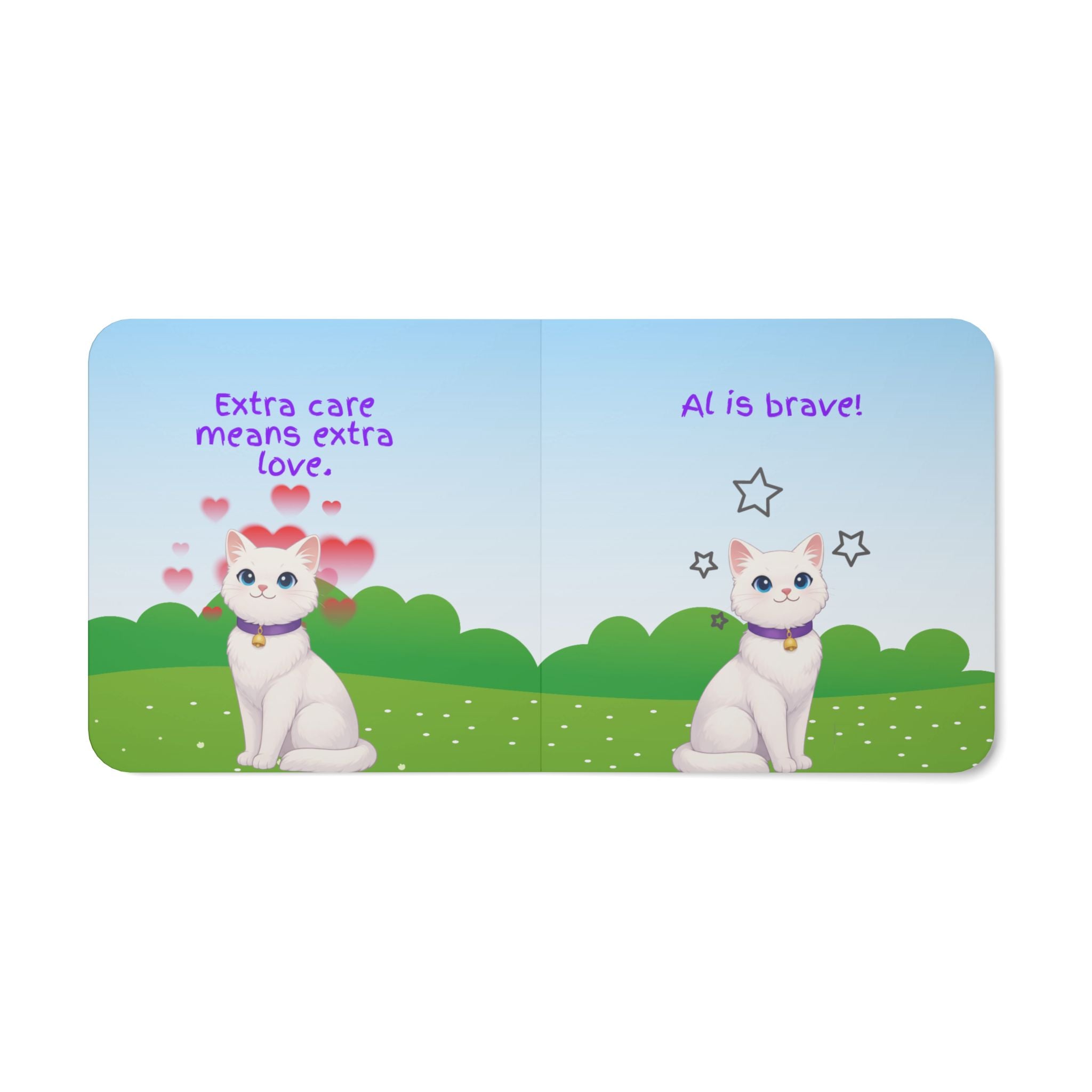 AL the Epikitty Board Book | A Gentle Story About Epilepsy, by Leanne H. West