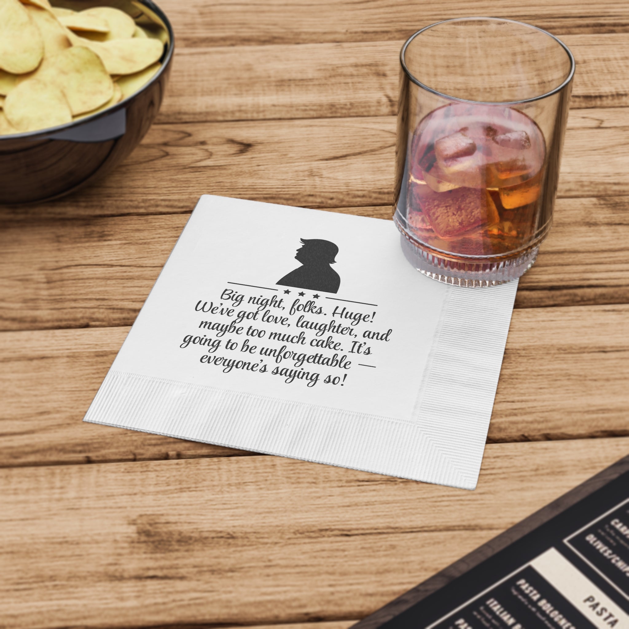 Tremendous Anniversary Celebration Party Napkins – Parody Décor