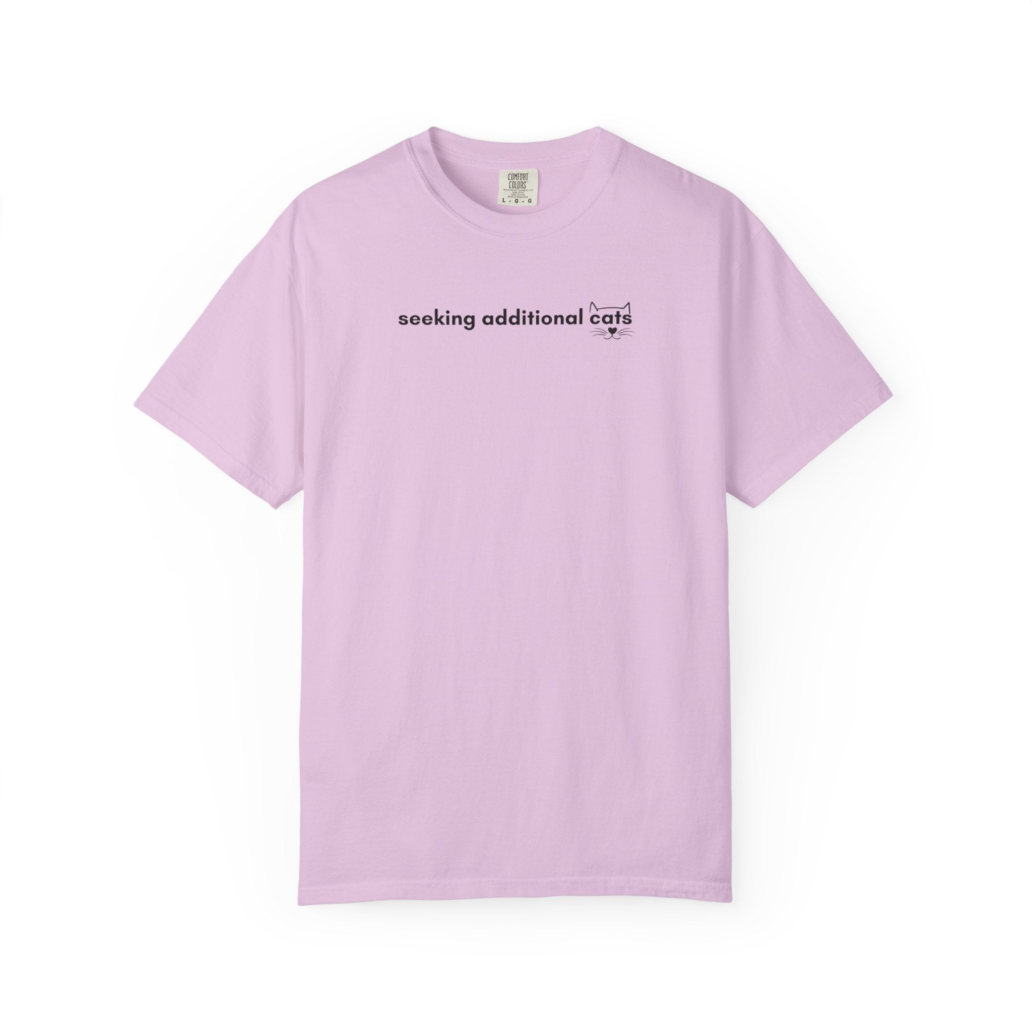 Seeking Additional Cats T-Shirt | Cat Lover Minimal Tee