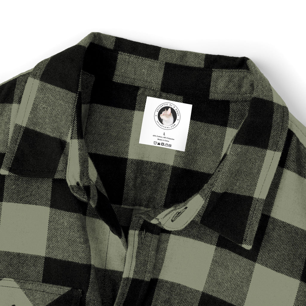 Epilepsy Butterfly Unisex Flannel Shirt
