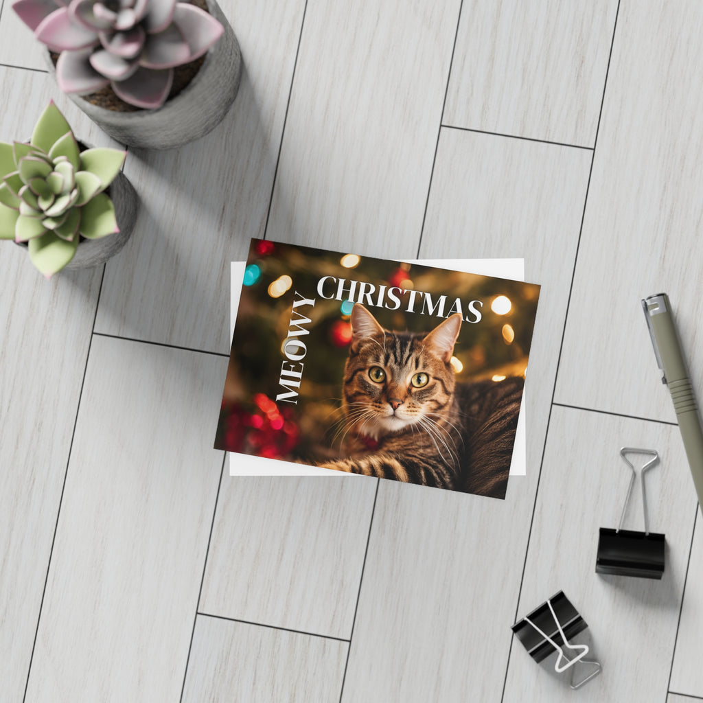 Meowy Christmas Postcard Bundles (envelopes included)