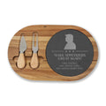 Make Appetizers Great Again Engraved Acacia & Slate Charcuterie Board
