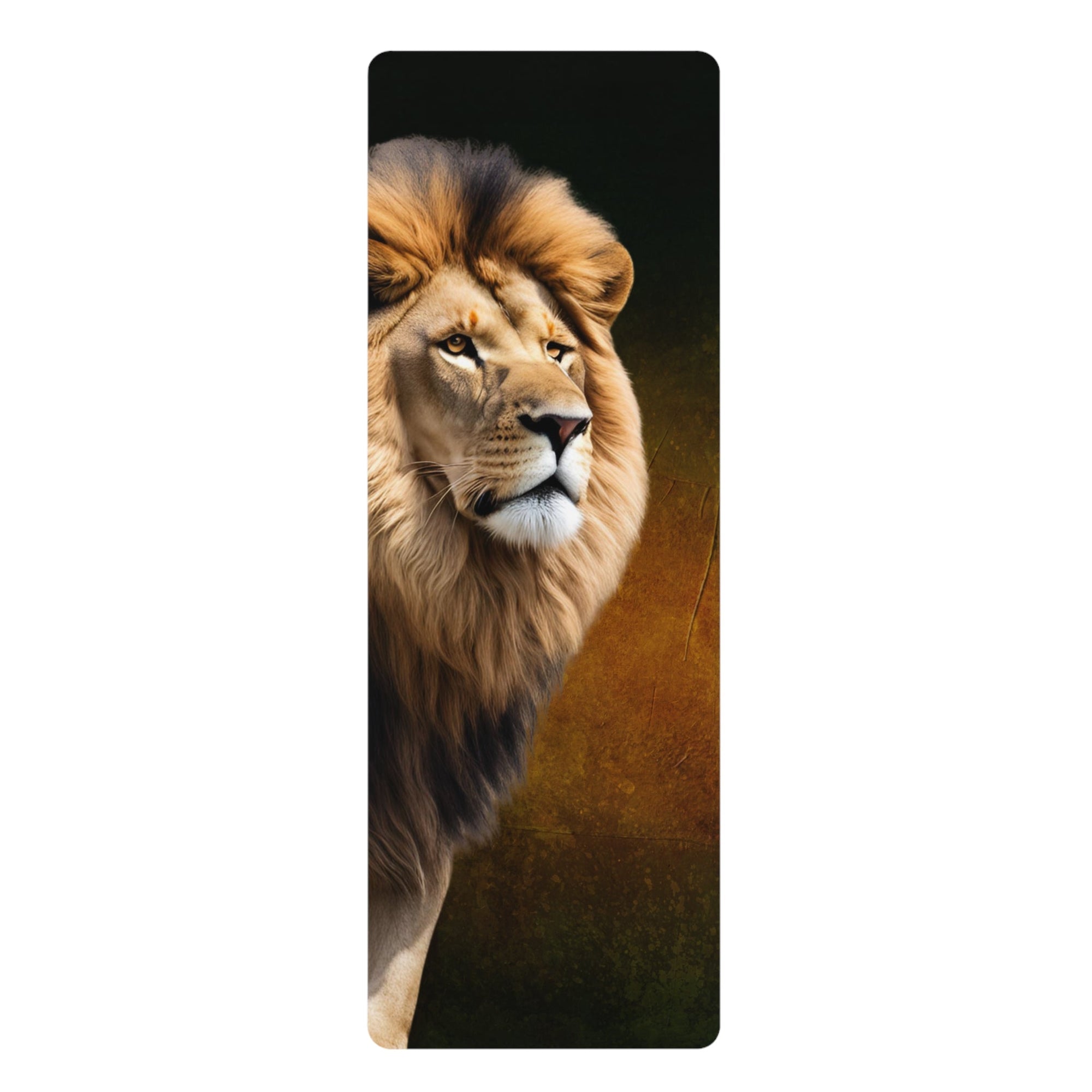 Lion Design Rubber Yoga Mat - Non-Slip, Perfect for Yoga Enthusiasts Printify