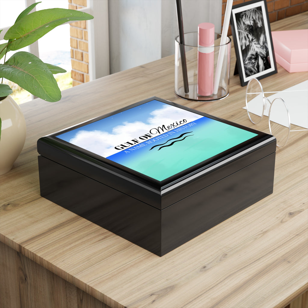Gulf of Mexico Jewelry Box - Elegant Ocean-Inspired Storage