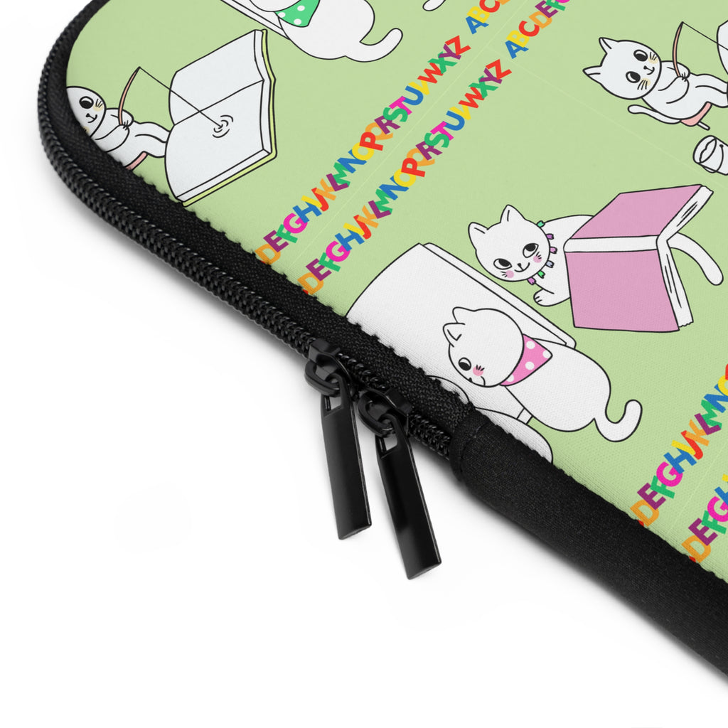 Whimsical Cat Laptop Sleeve