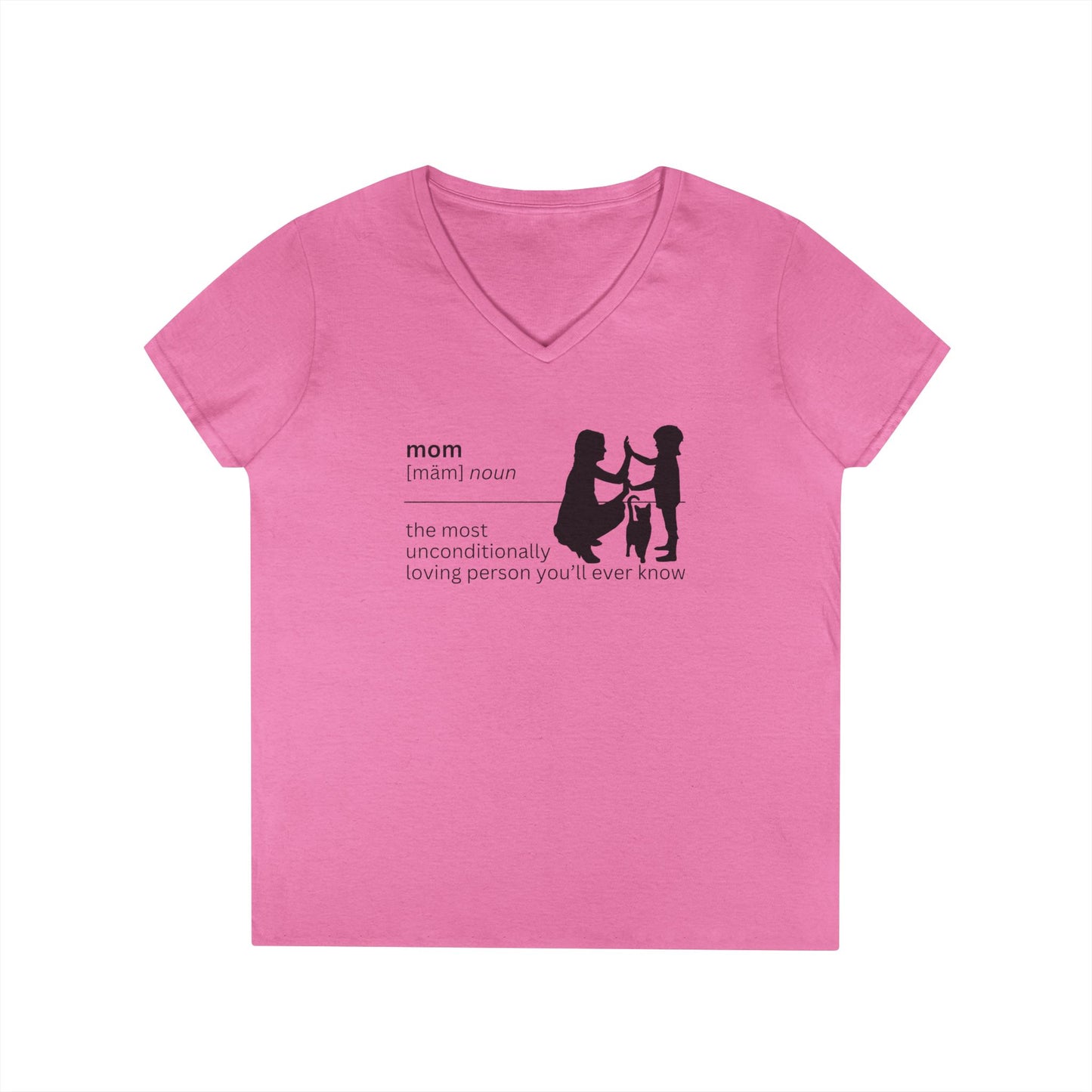 Mom Definition V-Neck T-Shirt - Unconditional Love