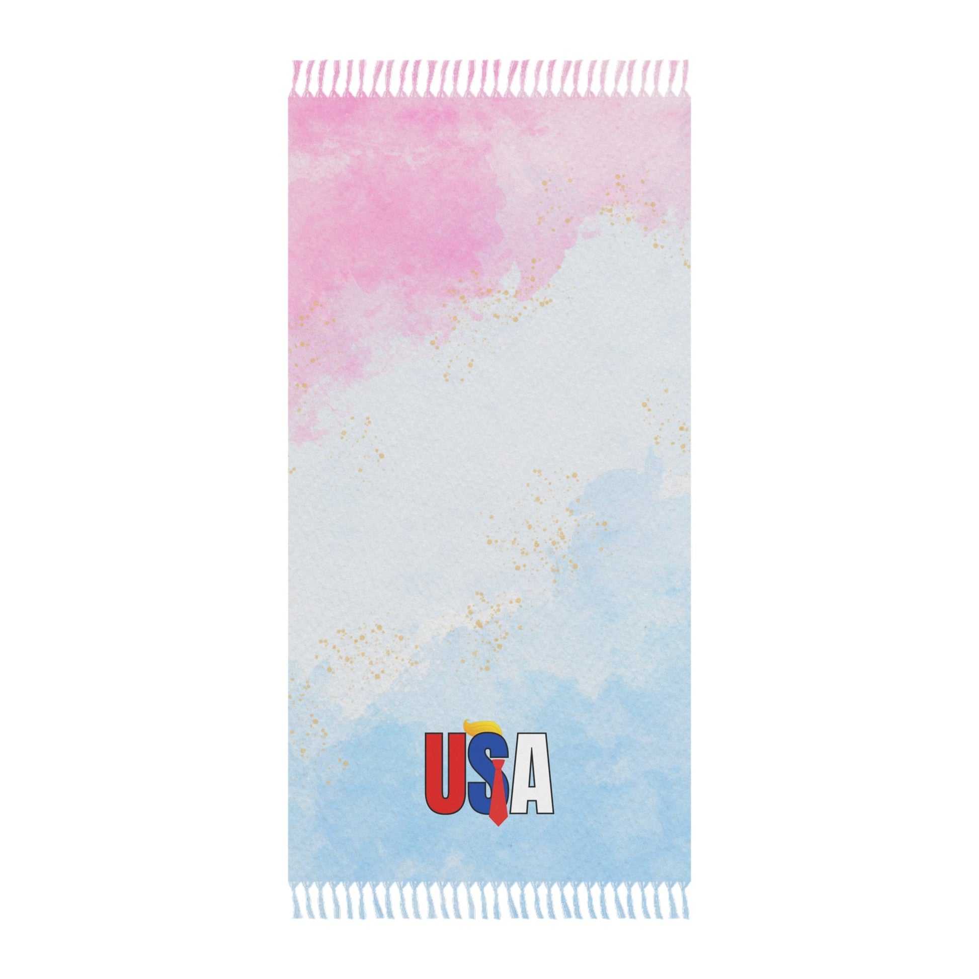 Trump USA Boho Beach Towel - Ideal for Summer Fun and Pool Parties Printify
