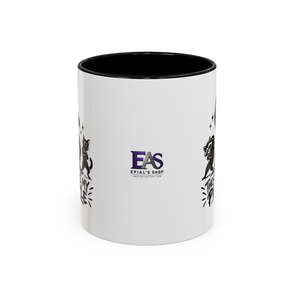 These Are My People Bigfoot, Raccoon & Cat Accent Coffee Mug | 11oz & 15oz