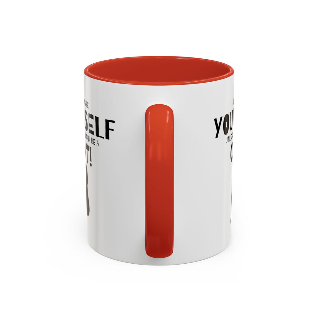 Whimsical Cat Lover Coffee Mug - Always Be Yourself