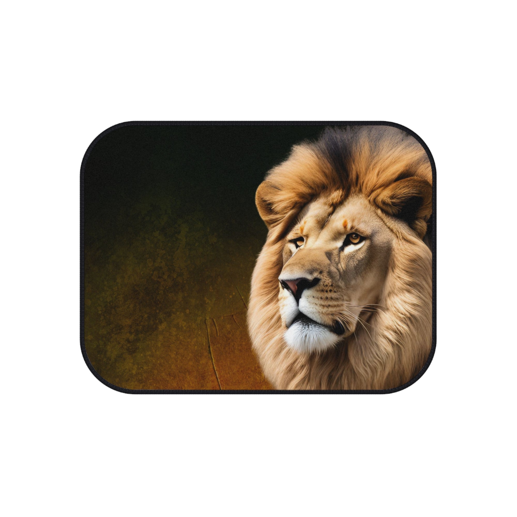 Majestic Lion Car Mats Set of 4 - Animal Print Auto Accessories for Car Enthusiasts