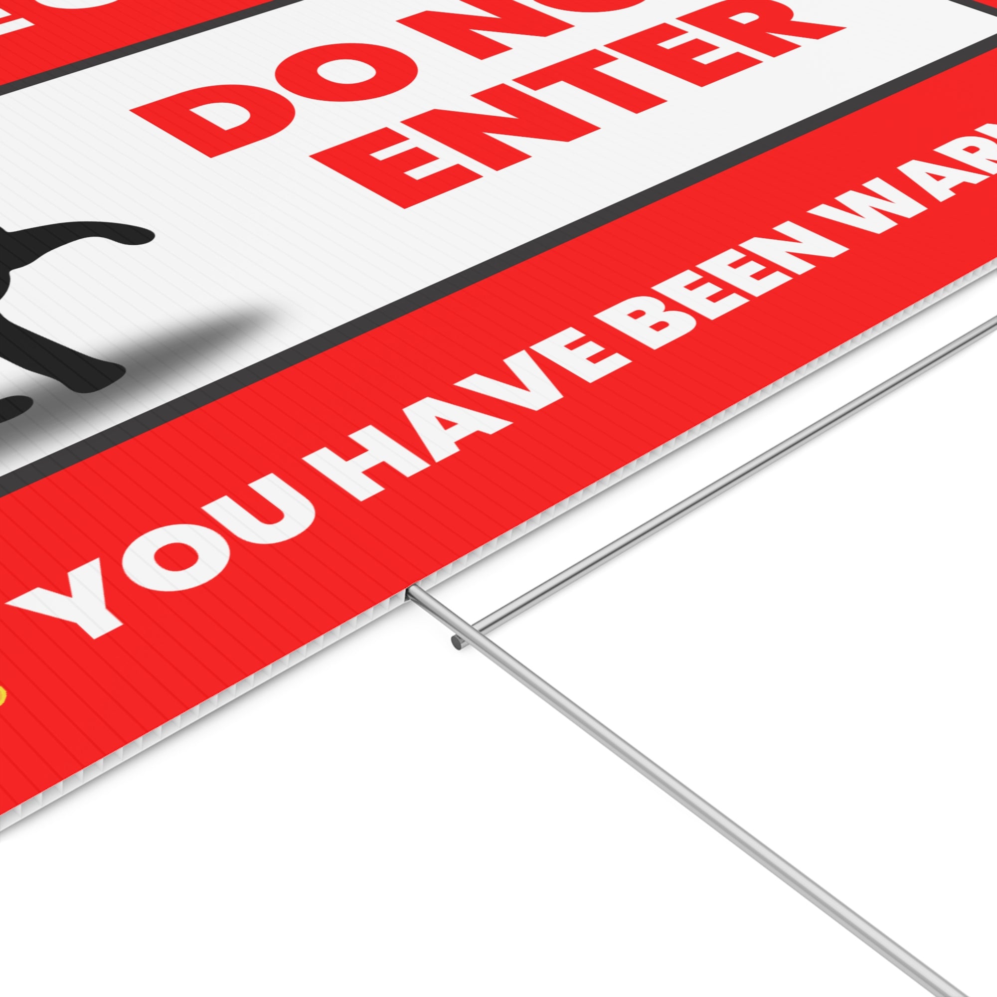 Beware of Cats Yard Sign - Funny Do Not Enter Warning for Cat Lovers