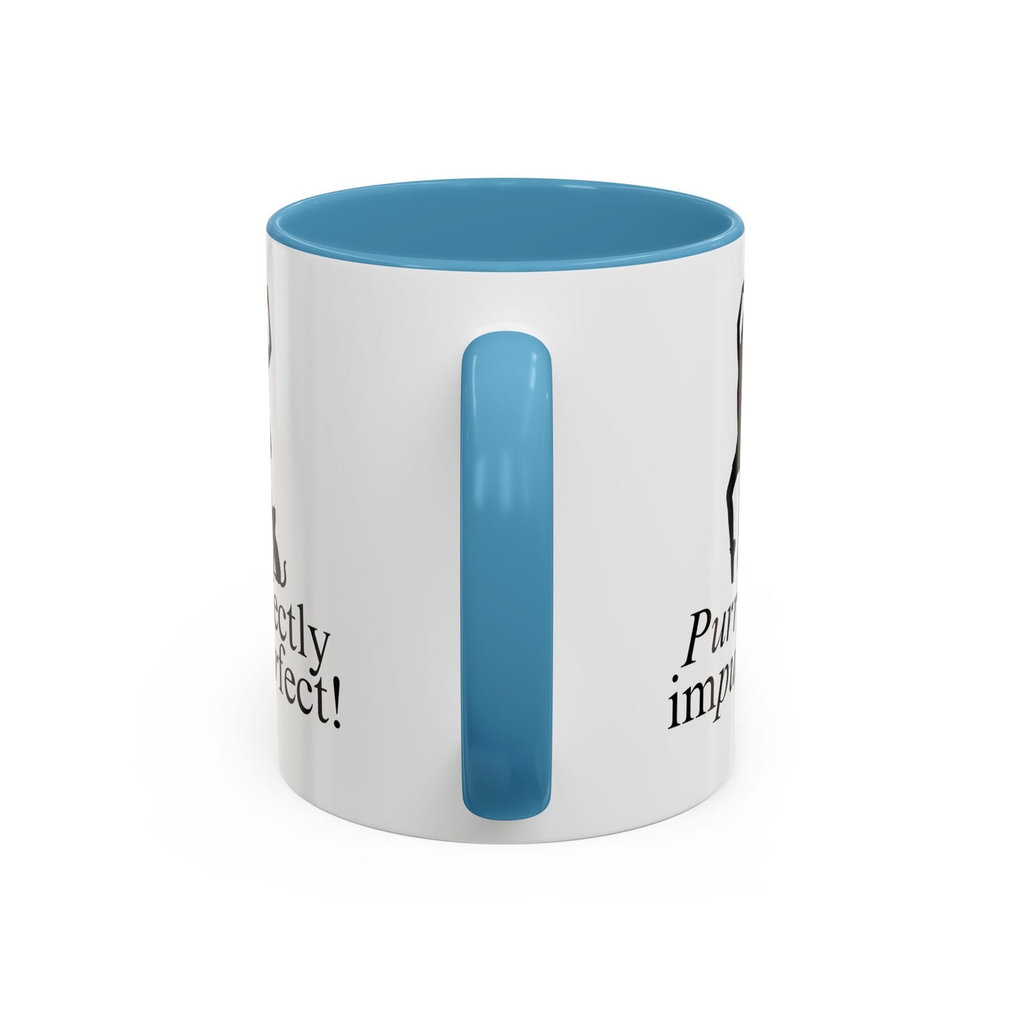 Purrfectly Impurrfect Accent Coffee Mug (11, 15oz)