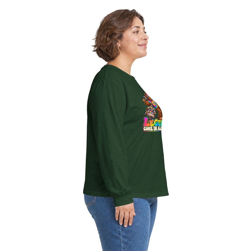 Legends Come in All Shapes | Bigfoot & Jimothy Retro Long-Sleeve Tee