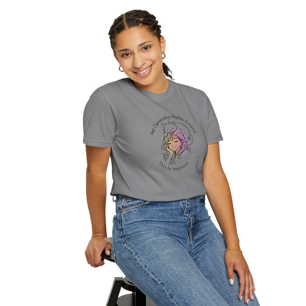 Pet Ownership Implies Control | Cat Humor T-Shirt