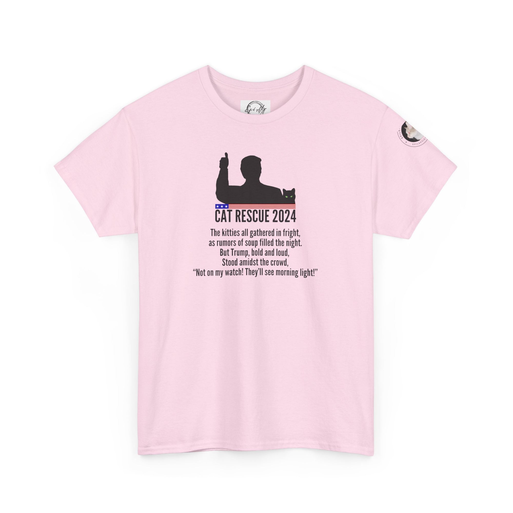 Cat Rescue 2024 Unisex Heavy Cotton Tee