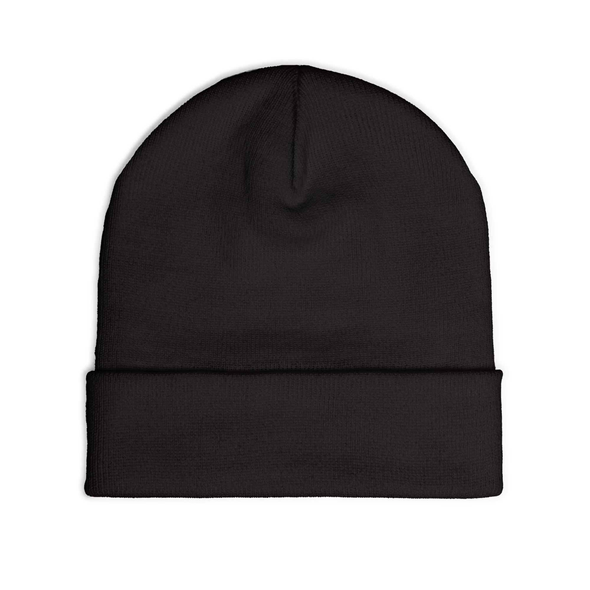 Seize the Day Embroidered Knit Beanie, Cozy Awareness Hat
