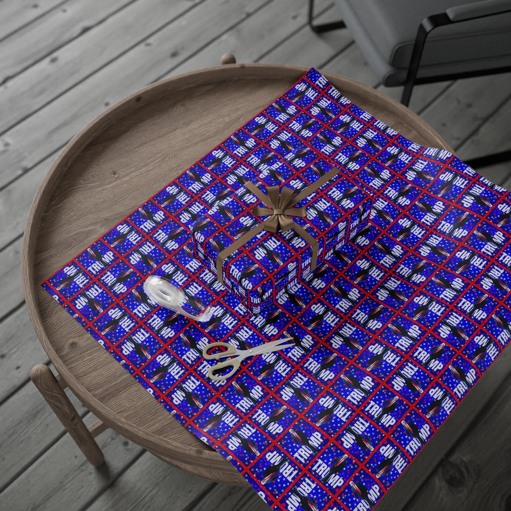 All Occasion Trump Themed Wrapping Paper