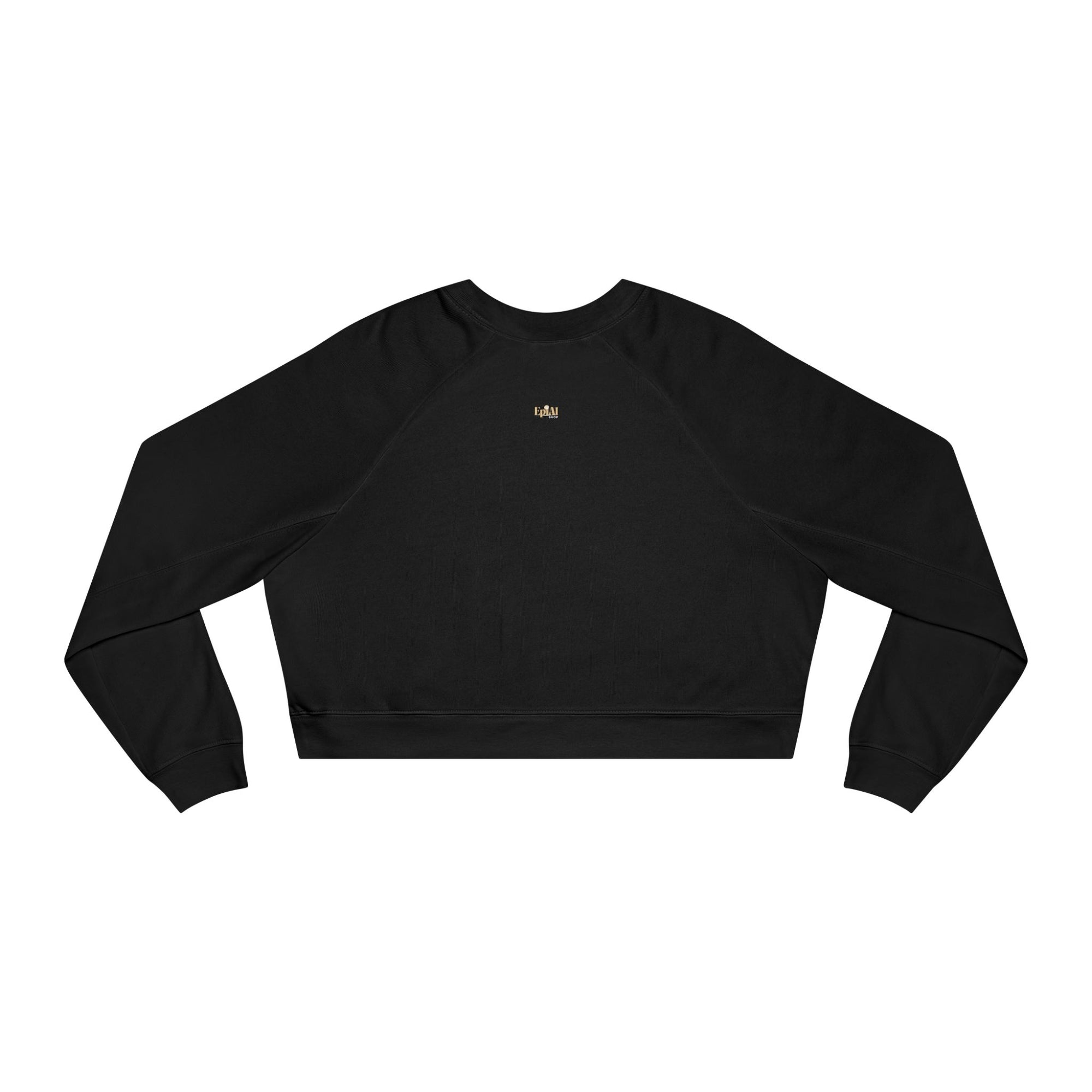 Artsy Fartsy Cat Lady Cropped Fleece Pullover, Autumn Fashion