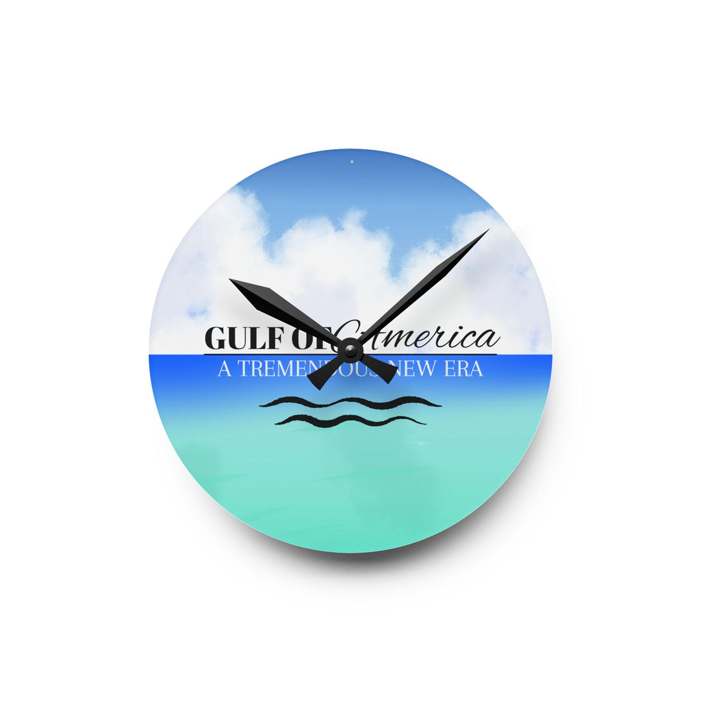 American Gulf Acrylic Wall Clock