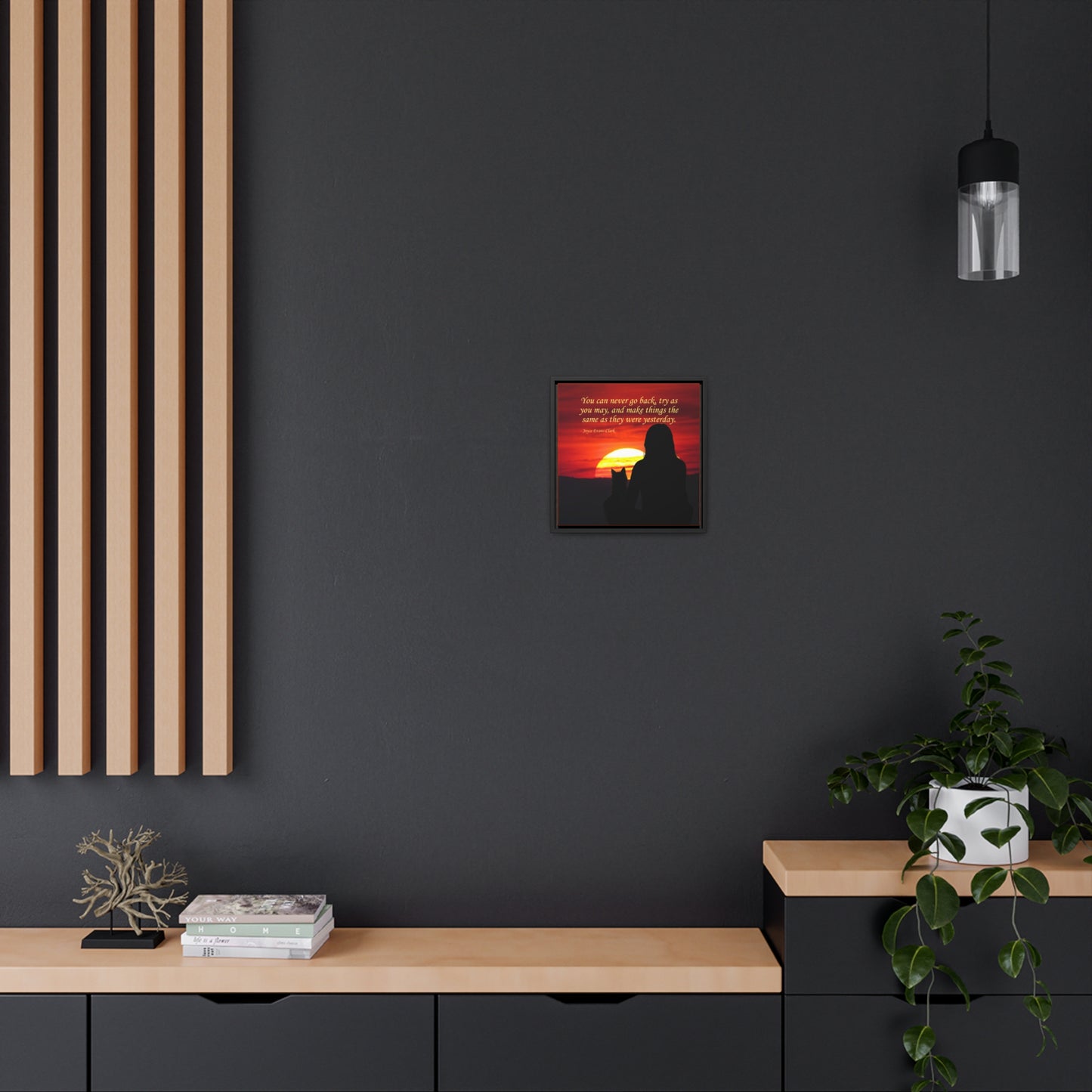 Try As You May Gallery Canvas Wraps, Square Frame
