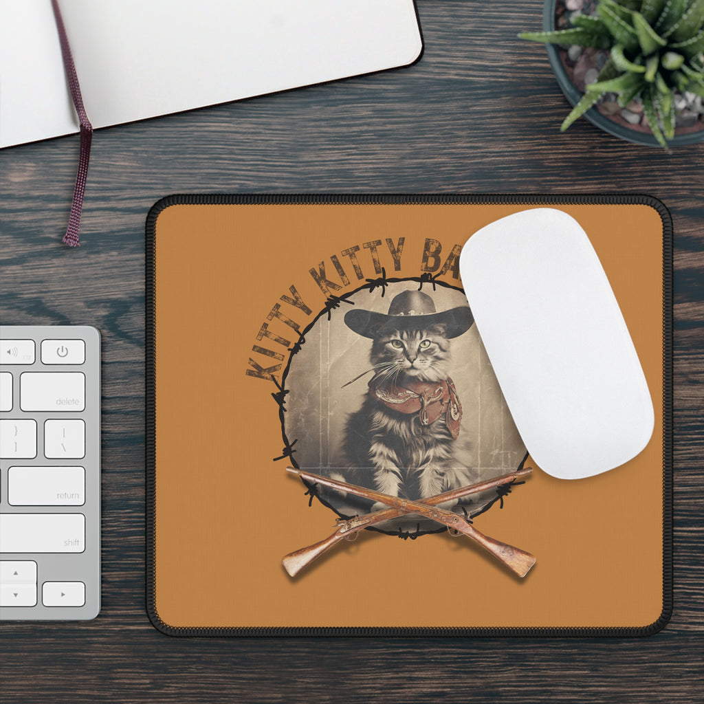 Kitty Kitty Bang Bang Design Gaming Mouse Pad