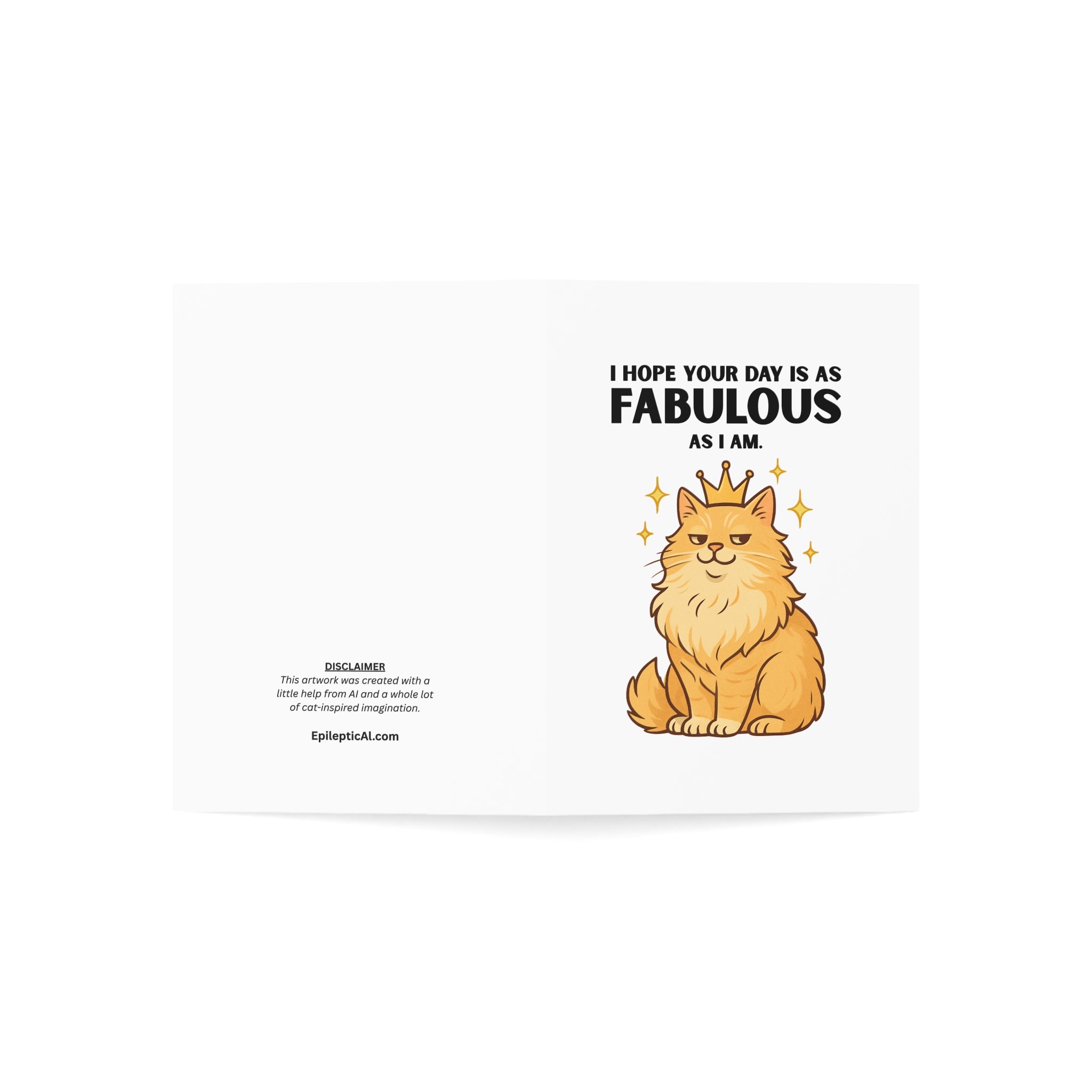 Hope Your Day Is as Fabulous as I Am Greeting Card – 10, 30, 50 pc. sets