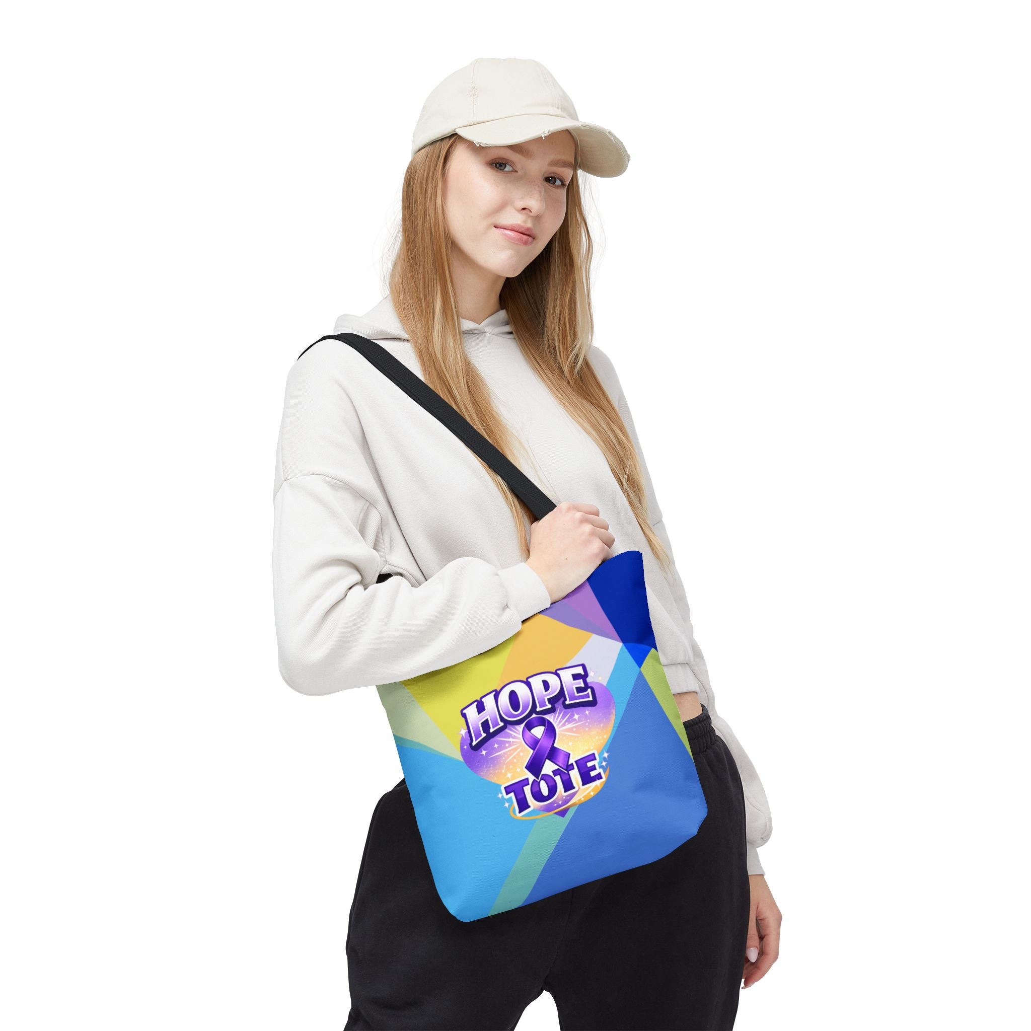 Hope Tote Epilepsy Awareness Ribbon Tote Bag