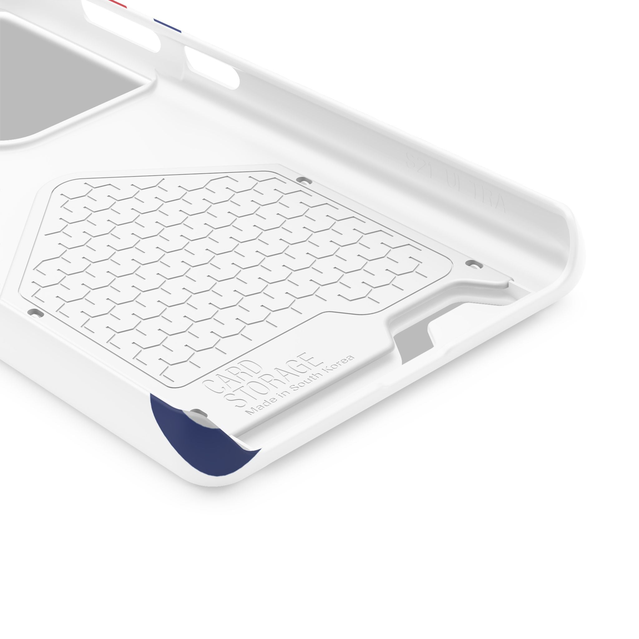 Swoop Guy Samsung Galaxy Case – Minimal Line Portrait Patriotic Design, Slim Protective Case with Card Slot