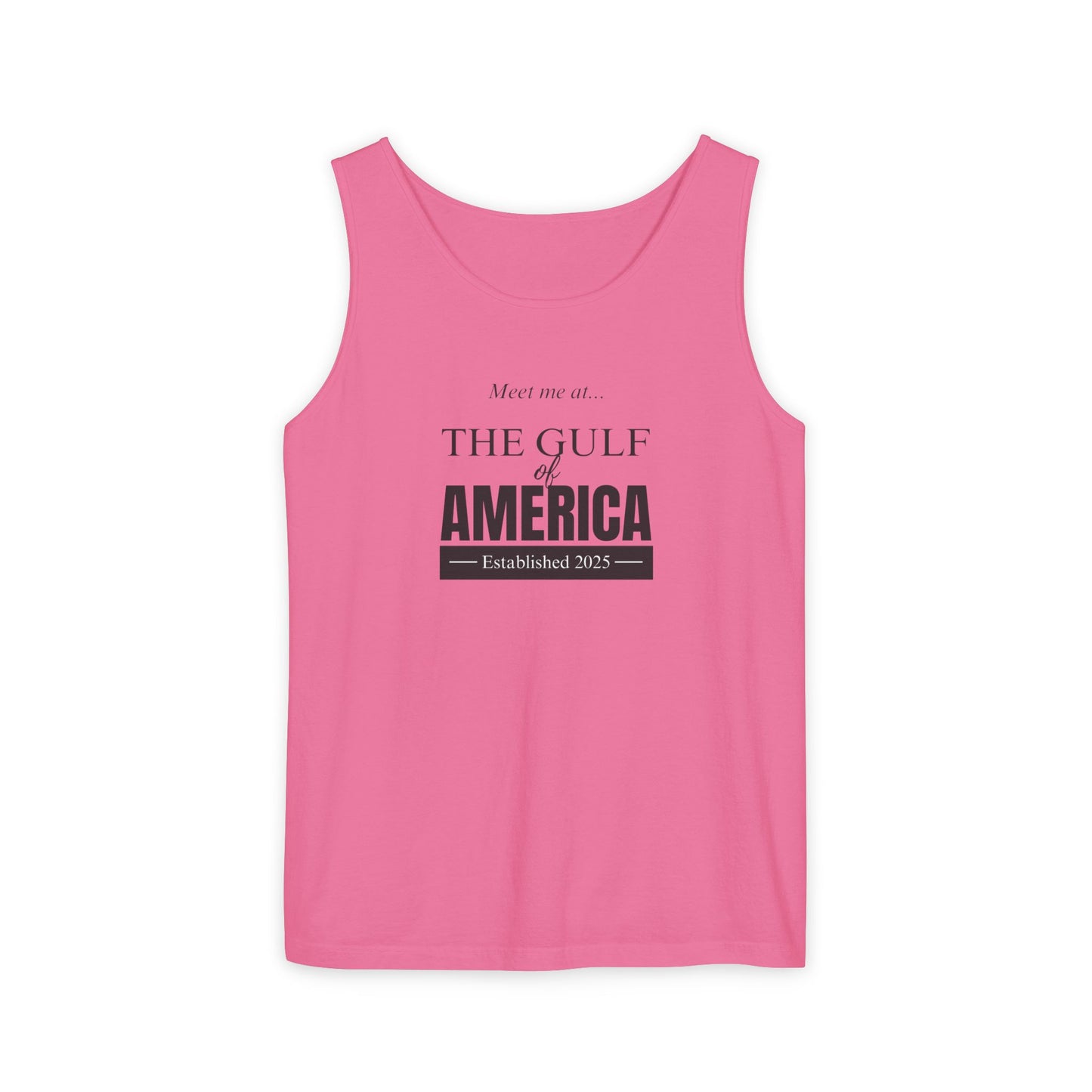 Gulf of America Unisex Garment-Dyed Tank Top