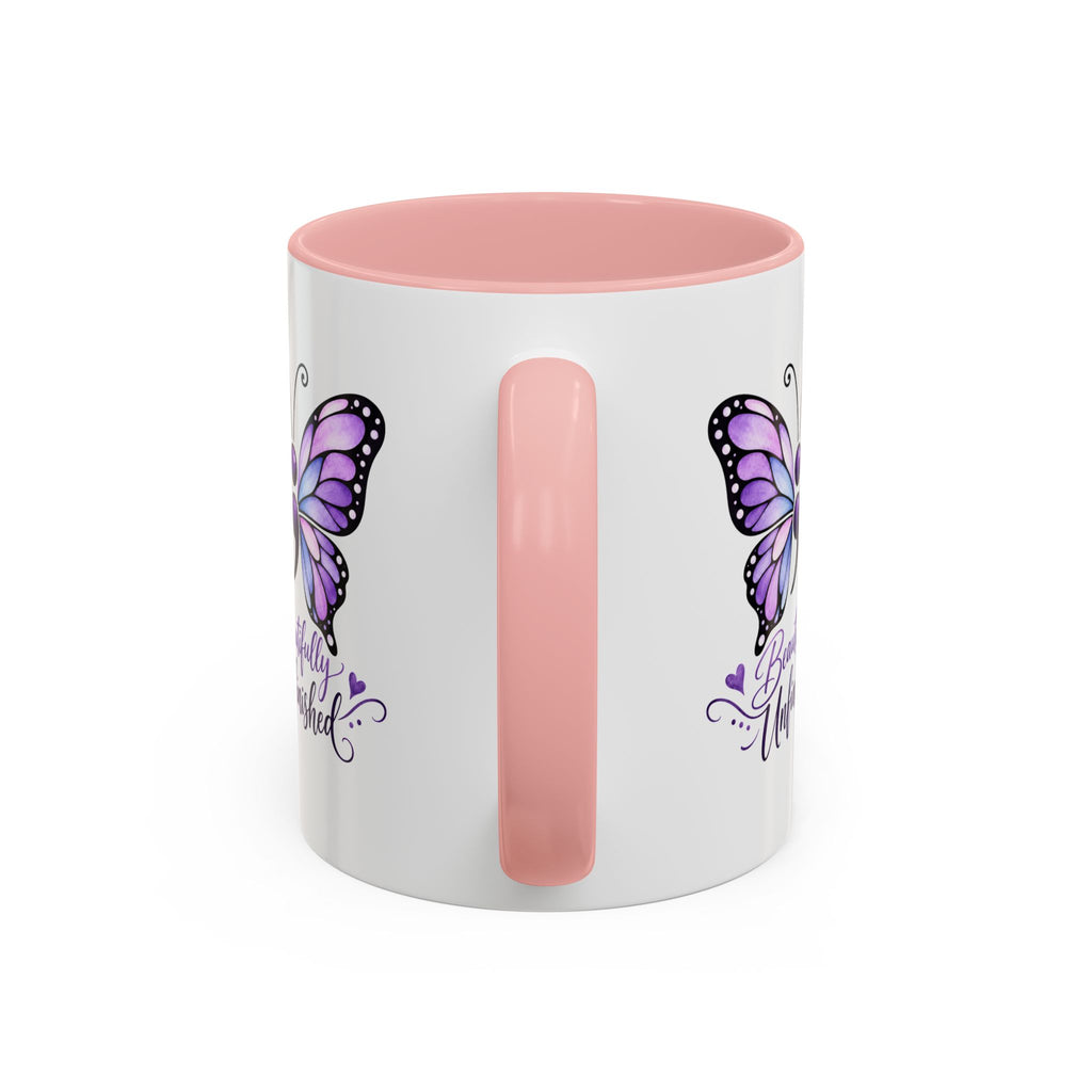 Beautifully Unfinished Semicolon Suicide Awareness Mug