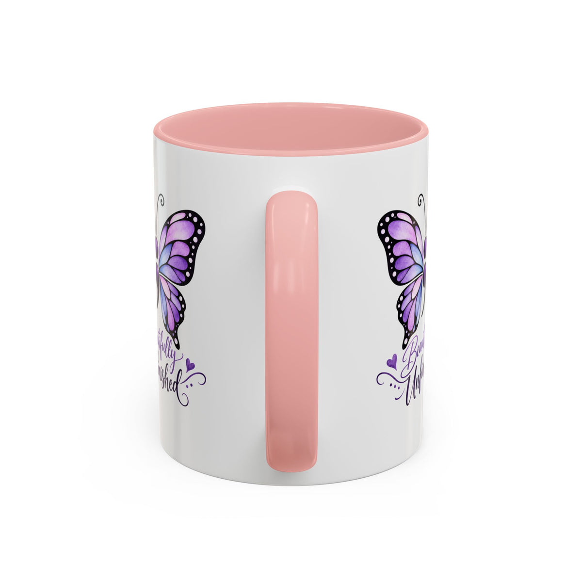 Beautifully Unfinished Semicolon Suicide Awareness Mug